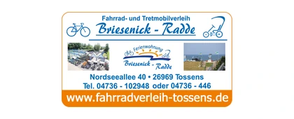 Referenzkunde: Briesenick-Radde Fahrrad- und Tretmobilverleih